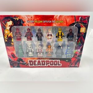 Super Heros Figures + Accessories Building Blocks Brick Mini Figure 12+ Pcs
